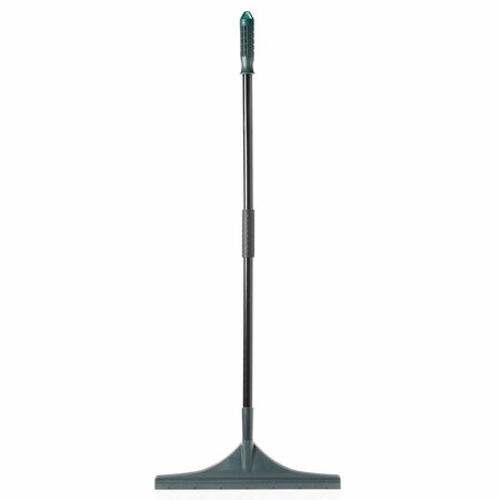 INVERNACULO 63 x 18 x 2 in. Artificial Turf Grdn Carpet Rake w/Extendable Lightweight Telescopic Handle, Green IN3171952